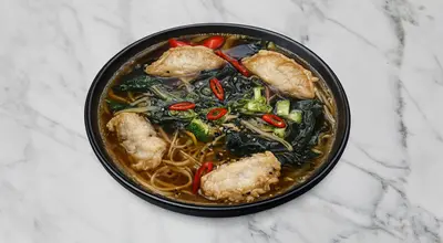 Vegetable Gyoza Soup