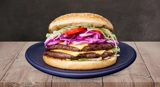 Double burger patty. — delivery in Ifield RH11