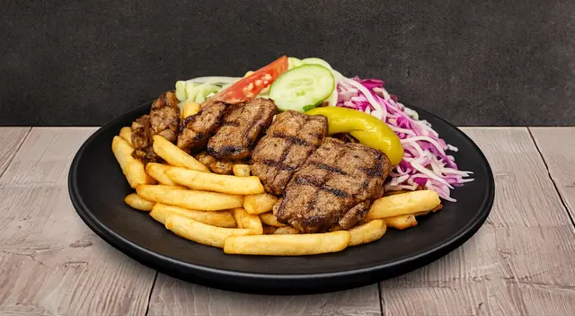 Lamb Shish On Fries