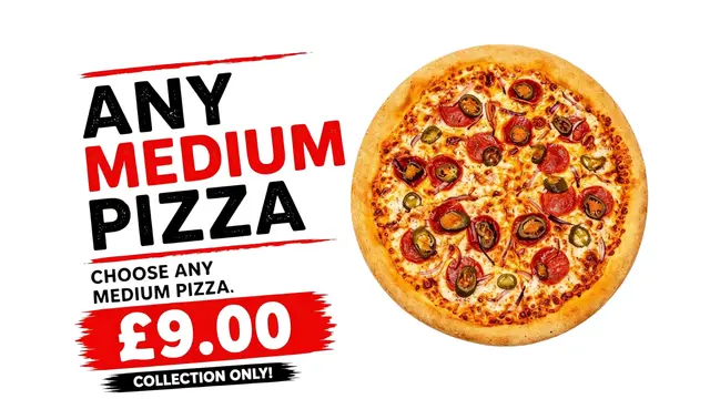 Any Medium Pizza