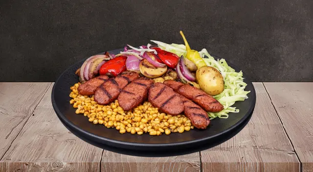 Sucuk On Bulgur Rice
