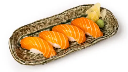 SALMON NIGIRI (4 Pcs) - Hosomaki Delivery in Millwall E14