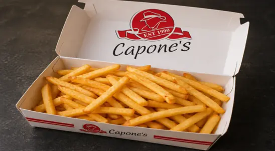 Crispy Straight Cut Fries - Capone's Pizza Collection in Greatpark CR6