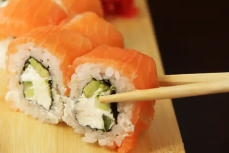 Salmon & Avocado Uramaki - Shinobi Sushi Collection in Finsbury Park N4