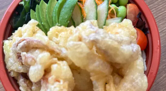 Soft Shell Crab Salad - Gyoza Delivery in Barnsbury N1