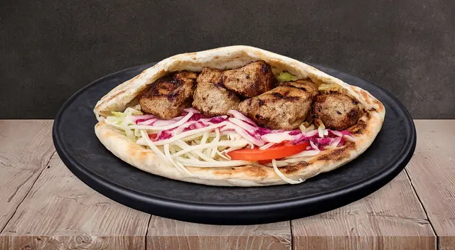 Lamb Shish In Pita