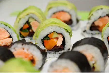 Eel Cucumber Avocado Futomaki - Bento Delivery in Stroud Green N4