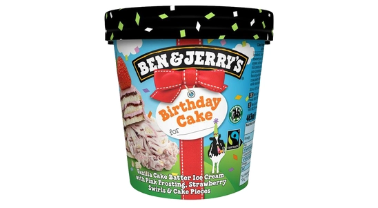 Ben and Jerry's - Birthday Cake - Chip Shop Collection in Miless Green RG7