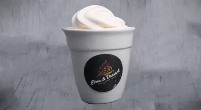Scoop of luxury vanilla  ice cream