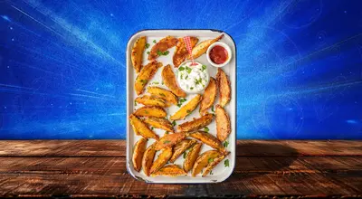 Potato Wedges with Cheese