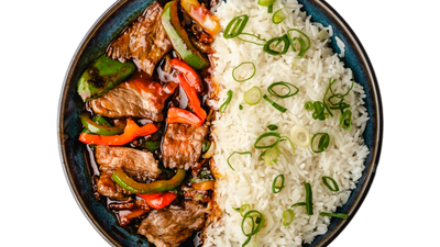 Fire Cracker Rice - Beef Sirloin
