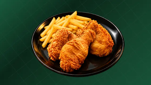 3 Pieces Chicken & Chips