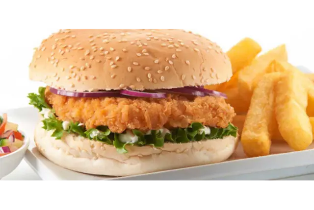 Chicken Sizzler Burger