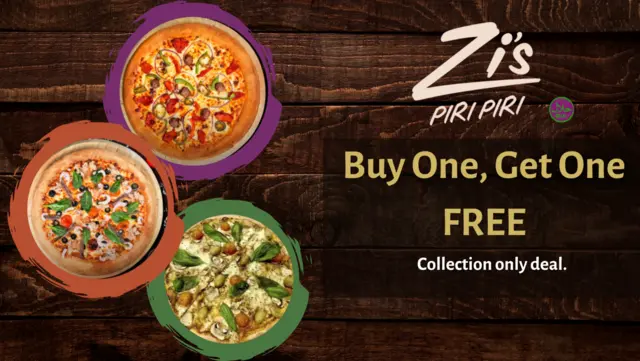Buy One Pizza Get One Free