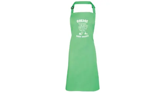 Canvas Apron Apple Green - Best Pizza Collection in Wapping E1W