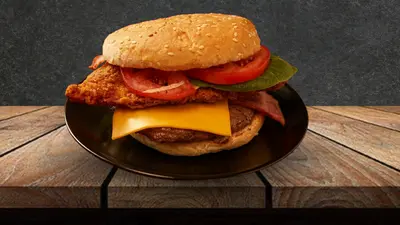 Flames Supreme Burger
