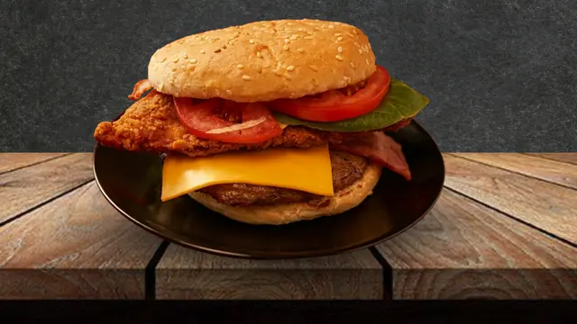 Flames Supreme Burger