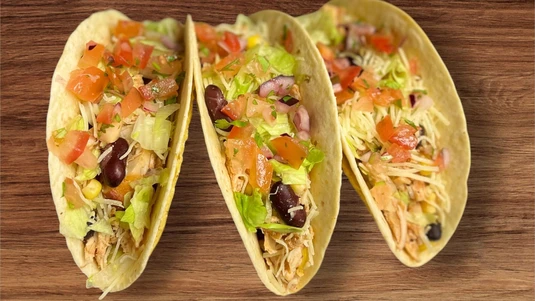 Veggie Tacos (3) - Burrito Collection in West Heath DA7