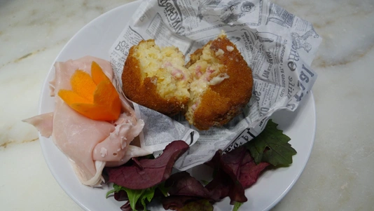 Arancino Besciamella e Prosciutto - Wood Fired Pizza Collection in Blackheath Royal Standard SE3