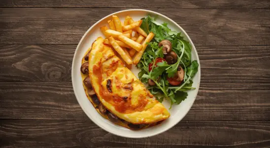 Mushroom Omelette - Pizza Collection in Old Tree CT3