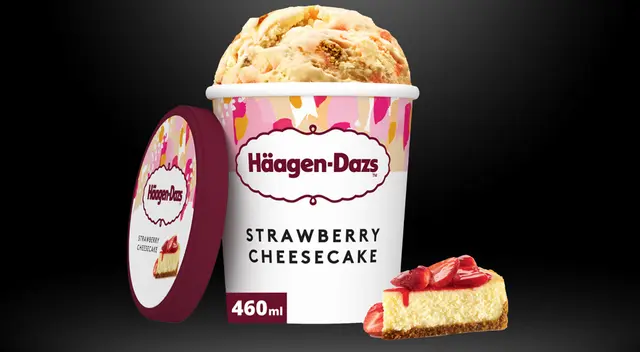 Haagen Dazs Strawberry Cheesecake