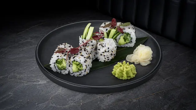 Avocado & Cucumber Roll Maki (8pcs)