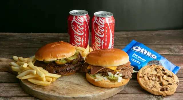 Double Burger Feast for 2