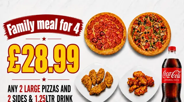 Family Meal For 4