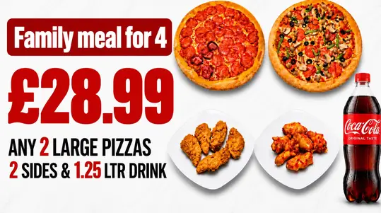 Family Meal For 4