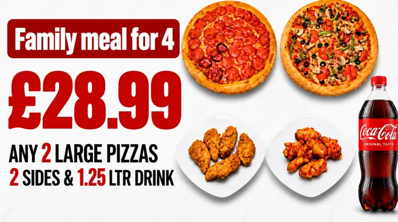 Family Meal For 4