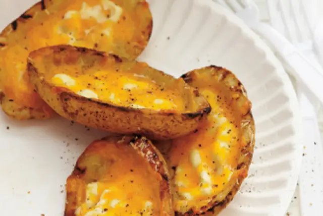 Potato Skins with Cheese