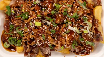 BBQ Pork Loaded Fries