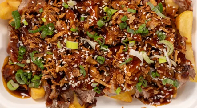 BBQ Pork Loaded Fries