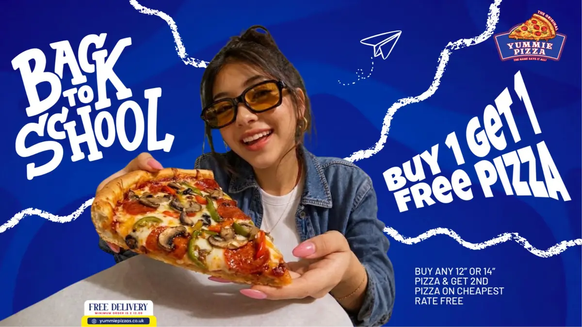 The Original Yummie Pizza logo
