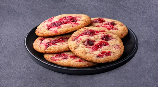 Raspberry & White Chocolate Cookies - Shakes Collection in East Hartford NE23