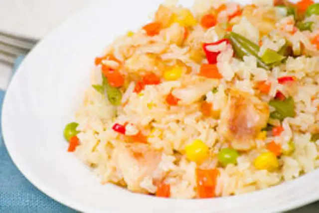 Pilau Rice with Vegetables