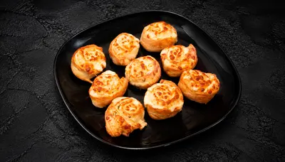 Spiral Dough Balls (Pepperoni & Cheese