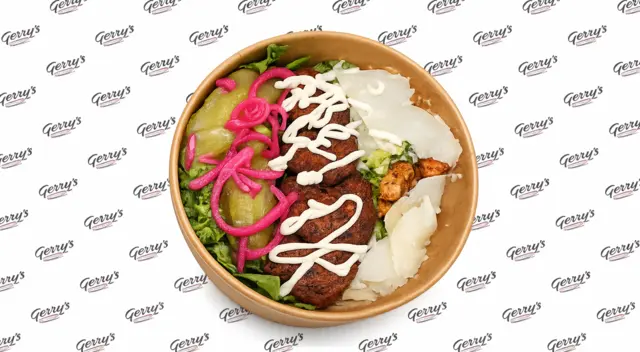 Crispy Bean Patty Bowl
