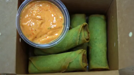 Edamame Spring Rolls - Curries Collection in Fox Lane GU14