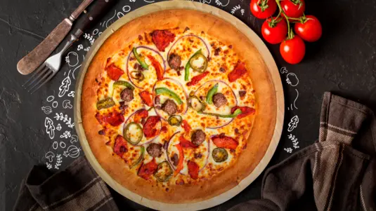 Hot BBQ Pizza 🌶 - Calzone Delivery in High Cross CB3