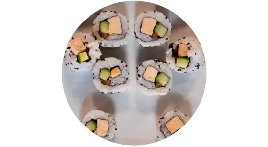 3. Salmon Kim Bap - Japchae Delivery in Poplars SG2