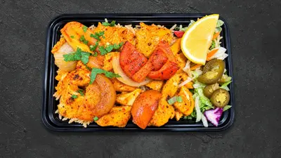 #62 - Grilled Chicken Rice Box