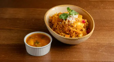 V5. Jackfruit Biryani 🌶🌶 (VE)