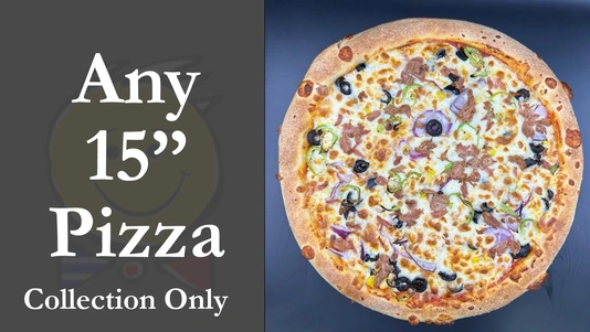 Collection Only - Any 15 Inch Pizza