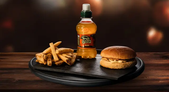 Kids Halloumi Burger Meal