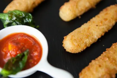 Breaded Mozzarella Sticks