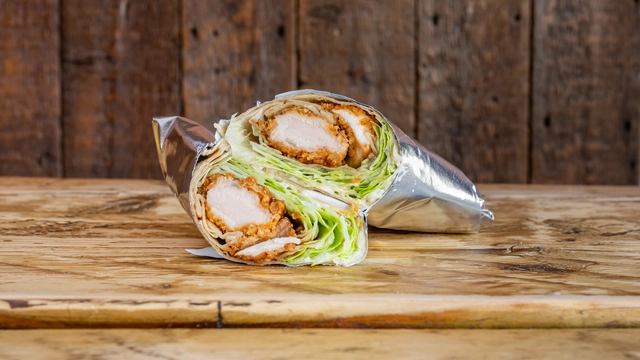 Fried Buttermilk Chicken Wrap
