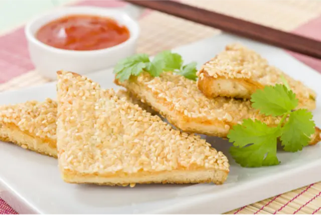 Sesame Prawn on Toast