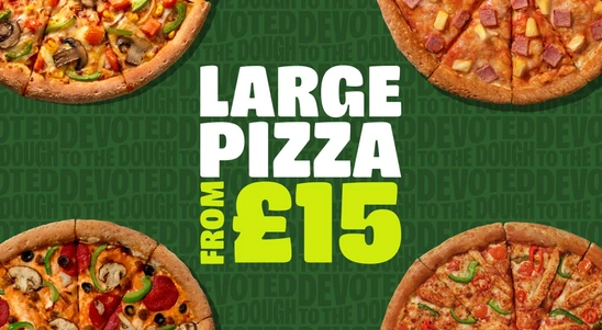 £15 Large Pizza