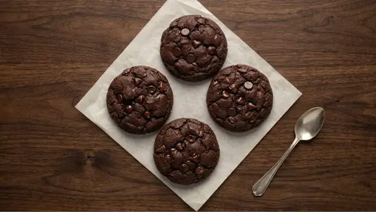 Triple Chocolate Chip Cookies Ⓥ